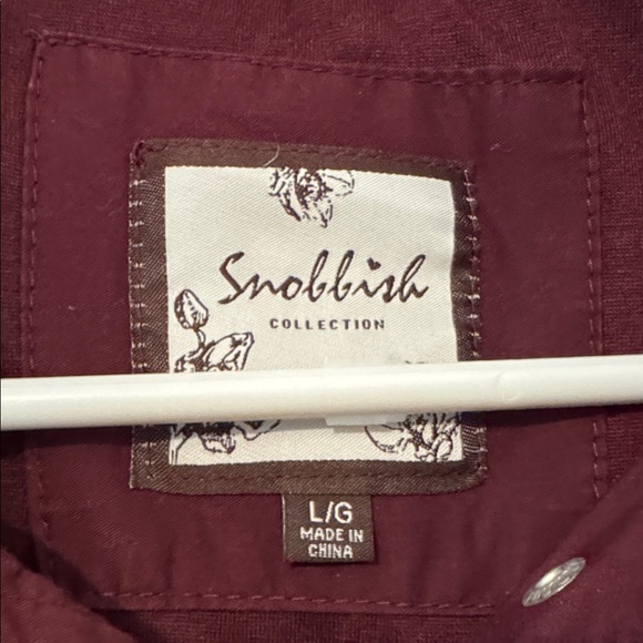 Snobbish Collection Burgundy Vest - Picture 2 of 7